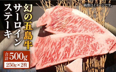 五島牛 サーロインステーキ500g（250g×2枚） 五島市/ニク勝[PBF001]  サーロイン ステーキ 肉  ジューシー 牛肉 五島牛 国産 