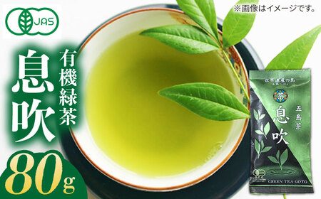 【安心・安全！】 有機緑茶 息吹 80g 【グリーンティ五島】 [PAV007]