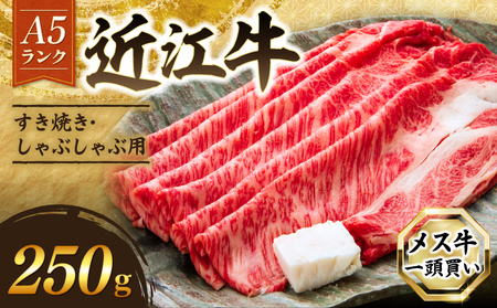 【日本三大和牛】 近江牛 特上ロースすき焼き 250g みのや【 近江牛 牛肉 】
