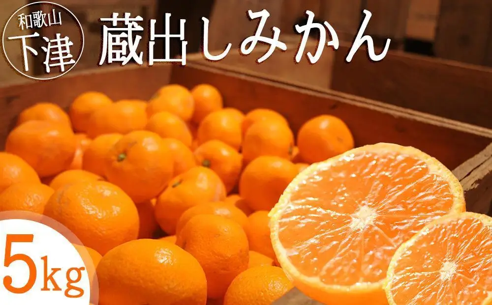 蔵出しみかん 5キロ 1月・2月 に食べやすい 冬眠みかん 和歌山県海南市しもつ町鈴木農園から直送