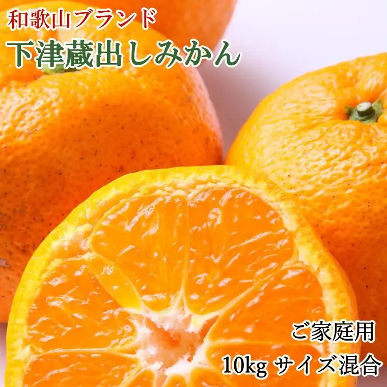 ［産直］下津蔵出しみかん10kgご家庭用向け(サイズ混合) ★2027年1月中旬頃より順次出荷