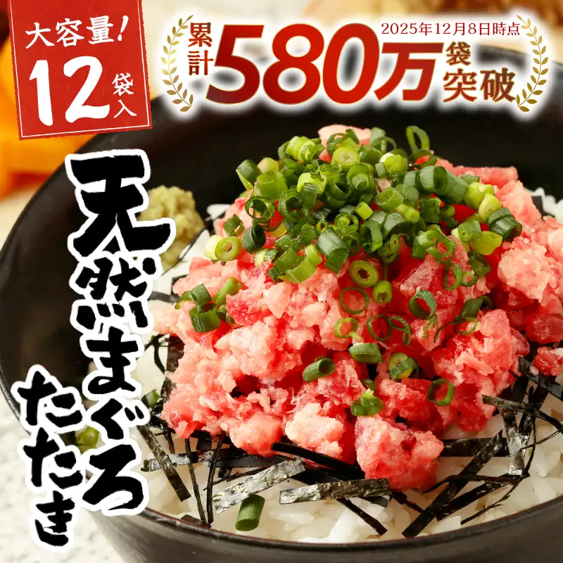 a10-598202606　【2026年6月お届け】天然 まぐろ ネギトロ (80g×12パック)