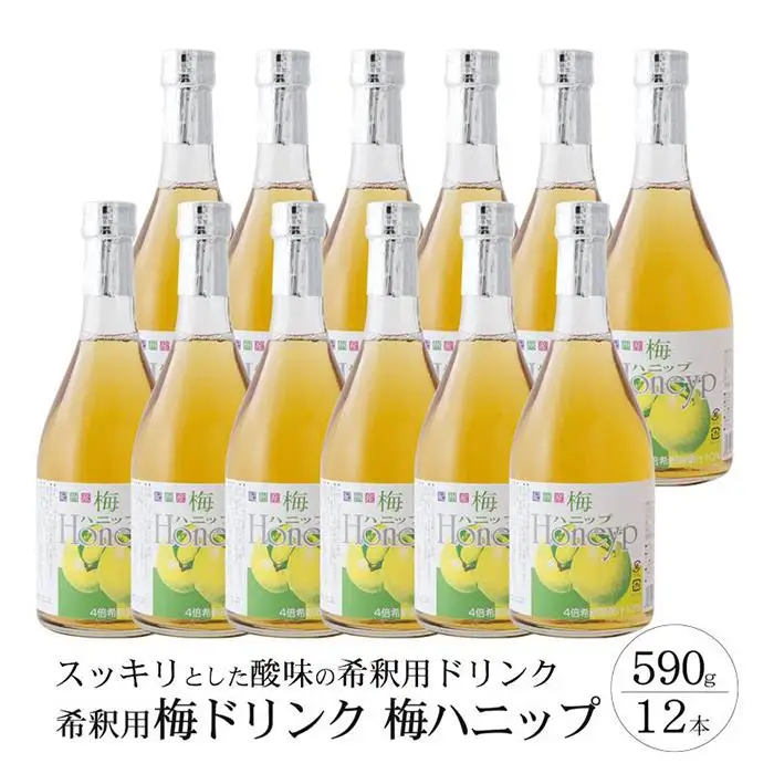 希釈用梅ドリンク 梅ハニップ 12本セット ［PL6］