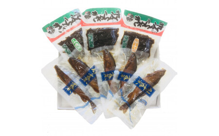 奥伊勢 山菜 鮎 甘露煮セット／宮川物産 あゆ 佃煮 和食 お取り寄せグルメ 惣菜 川魚 おかず ご飯のお供 セット ご自宅用 家庭用 ギフト 贈答用 三重県 大台町 (217)