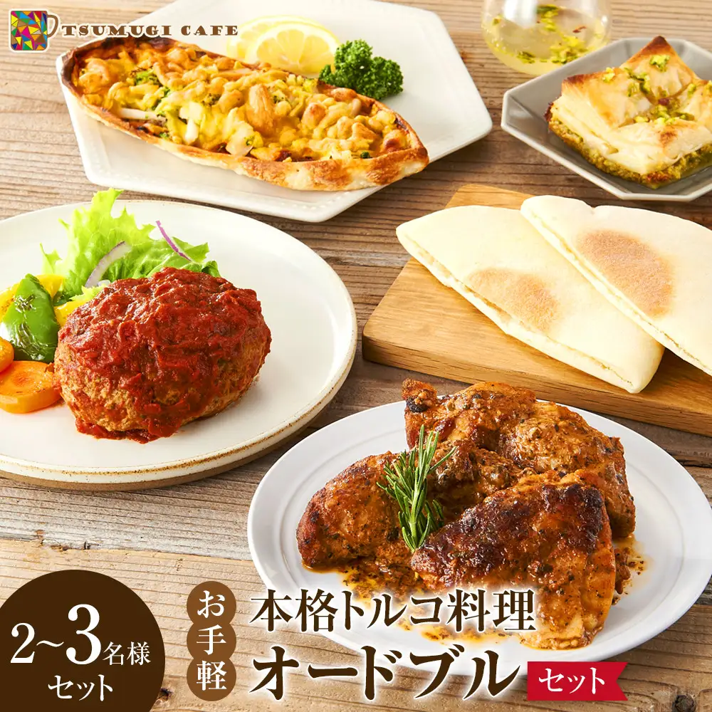 本格トルコ料理 オードブル 2～3名セット ケバブチキンステーキ