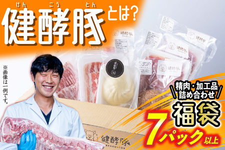 北海道産 健酵豚 お楽しみ 加工品 あり 福袋 7パック以上