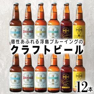 個性あふれる浮島ブルーイングのクラフトビール12本セット｜クラフトビール ビール お酒 沖縄 那覇