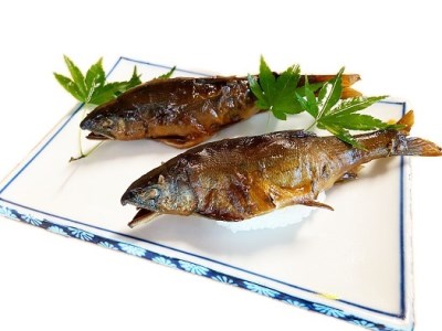 １５－２　江戸前の旬のアユの山椒炊き７匹 