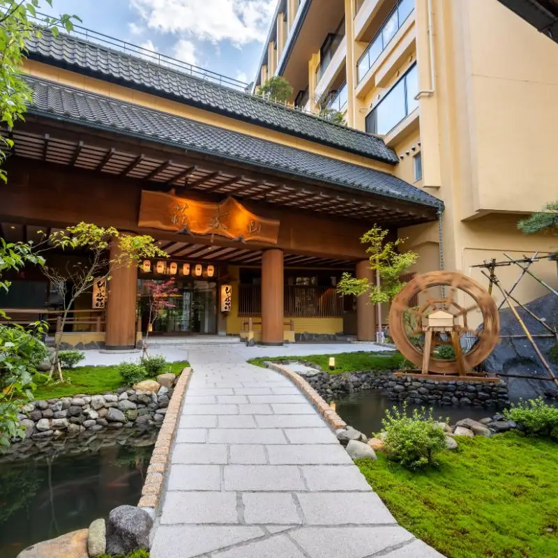 No.1338  福島の老舗五つ星認定宿　土湯温泉山水荘ペア宿泊券～こけし育む湯の里を満喫～