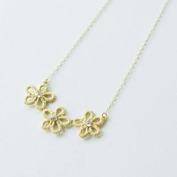 金箔ジュエリーGold-Knotネックレス「トリオ」