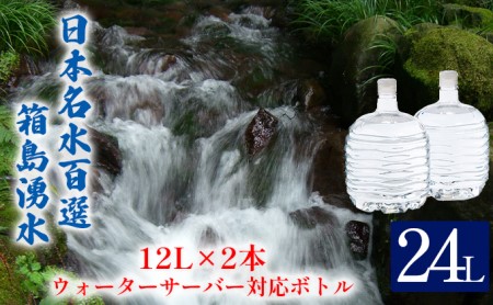 群馬の名水 箱島湧水 エアL  12L×2本 ウォーターサーバー 対応ボトル 飲料 ドリンク 飲料類 水 ミネラルウォーター 名水 天然水 