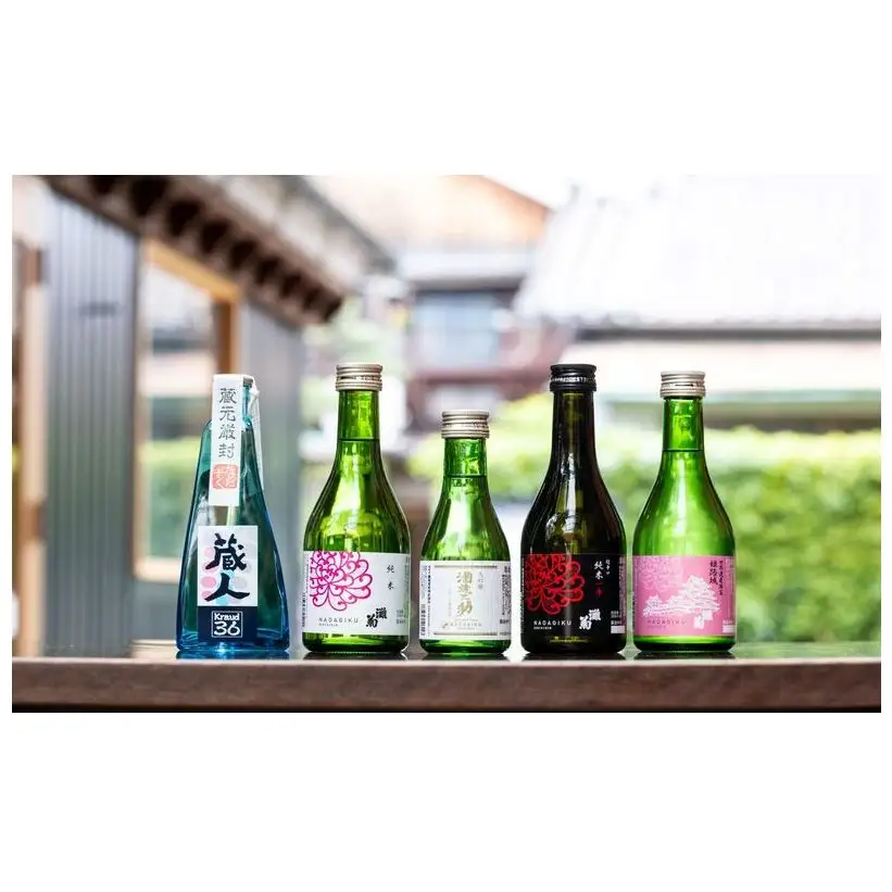 日本酒 灘菊 満喫 5種 飲み比べ セット 大吟醸 純米酒 辛口 リキュール 飲み比べセット 大吟醸酒 純米 地酒 お酒 清酒 180ml 300ml ミニボトル ミニ 家飲み 日本酒セット 兵庫 兵庫県 姫路市