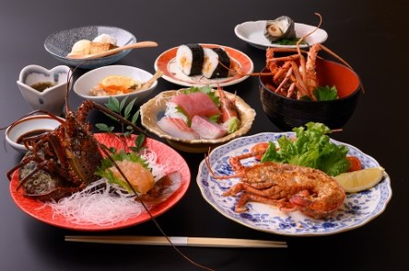 745 倭庵黒石　伊勢えび定食（１名様分食事券）　伊勢 伊勢志摩 伊勢海老 お食事券 倭庵石黒 幻 脱皮伊勢海老 伊勢海老料理 コース料理
