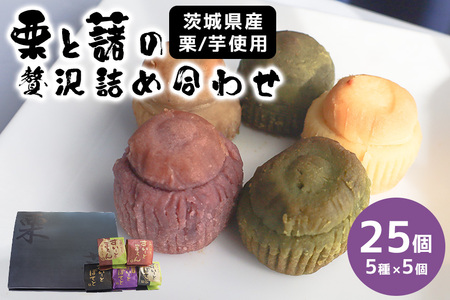 栗 と藷の贅沢詰合せ 25個入 スイートポテト BB-004