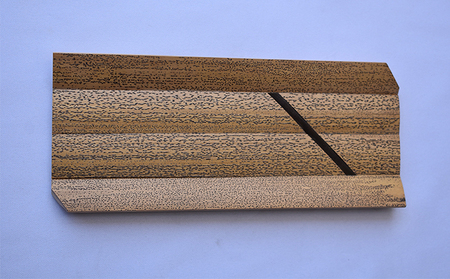 ペン置き 胡麻竹 竹製 20×5cm (1cm) 工芸品 雑貨 日用品 文房具 