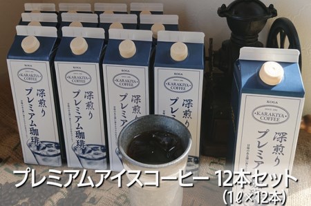 プレミアムアイスコーヒー 12本セット 甘みのある深い香りとコク_AK27 ※2026年4月中旬頃より順次発送予定