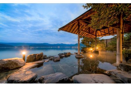 170M.はわい温泉･東郷温泉旅館宿泊利用券〔燕趙園入園チケット1名様分付〕