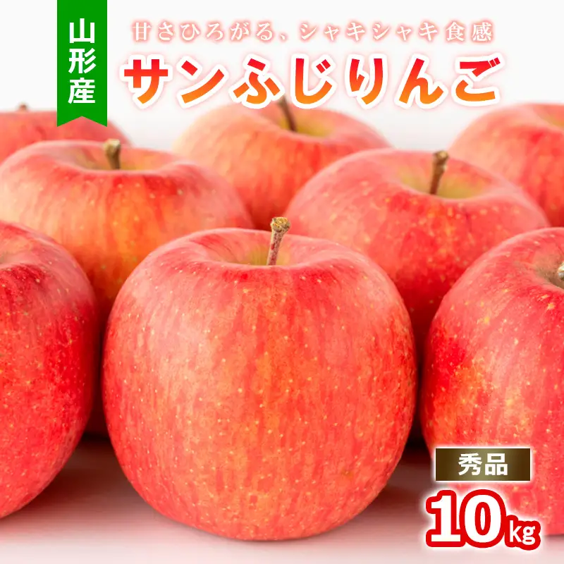山形産 サンふじりんご秀10kg【令和8年産先行予約】FS25-773