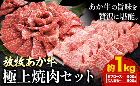あか牛極上焼肉セット1kg リブロース てんまる 牛肉|焼肉正