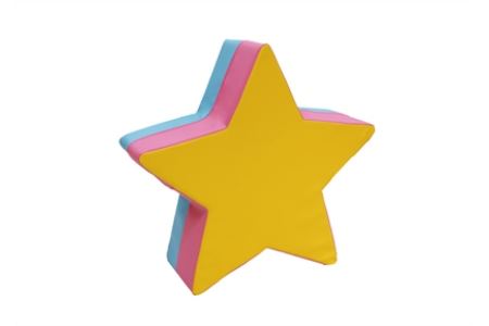 I105　お星さま【高田紙器 ウレタン 遊具 クッション おもちゃ 子供 こども 体育 室内遊び キッズ 星型 国内製造 大阪 八尾市】