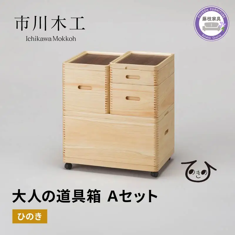 収納 ボックス 大人の道具箱  Aセット 家具 家具