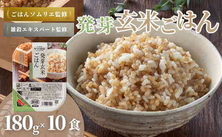 発芽玄米 パックご飯 10個 新潟県産｜レトルト 小千谷市 玄米
