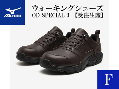 AO20　ミズノウォーキングシューズ【ブラウンＦ】OD SPECIAL 3  【 mizuno オーダーシューズ レザー 天然皮革 Wgrip搭載 リニューアル 散歩 オーダーメイド 手作り 日本製 本革 ウォーキング シューズ 幅広 負担軽減 】