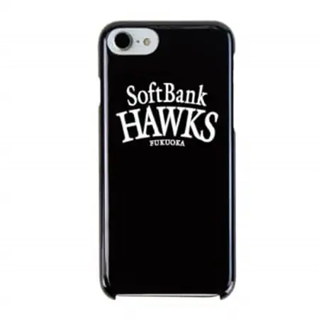 福岡ソフトバンクホークス iPhoneケース ハードタイプ logo-ip7-1-bk_雑貨   _【1229541】