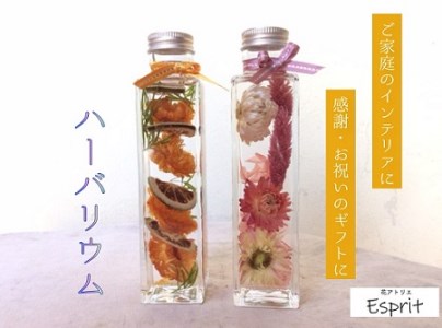 癒しのインテリア♪ ハーバリウム ふるさと ふるさと納税 花 はな フラワー インテリア 置物 プレゼント 母の日 アレンジ おまかせ 癒し