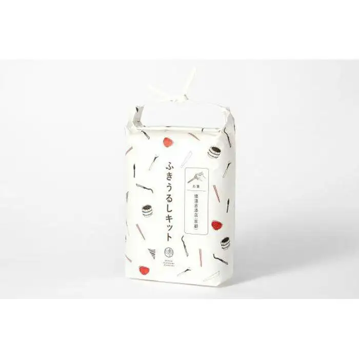 【堤淺吉漆店】自分でつくる日常使いのマイ漆器 「ふきうるしキット」（動画解説付） お箸木地2膳の標準セット