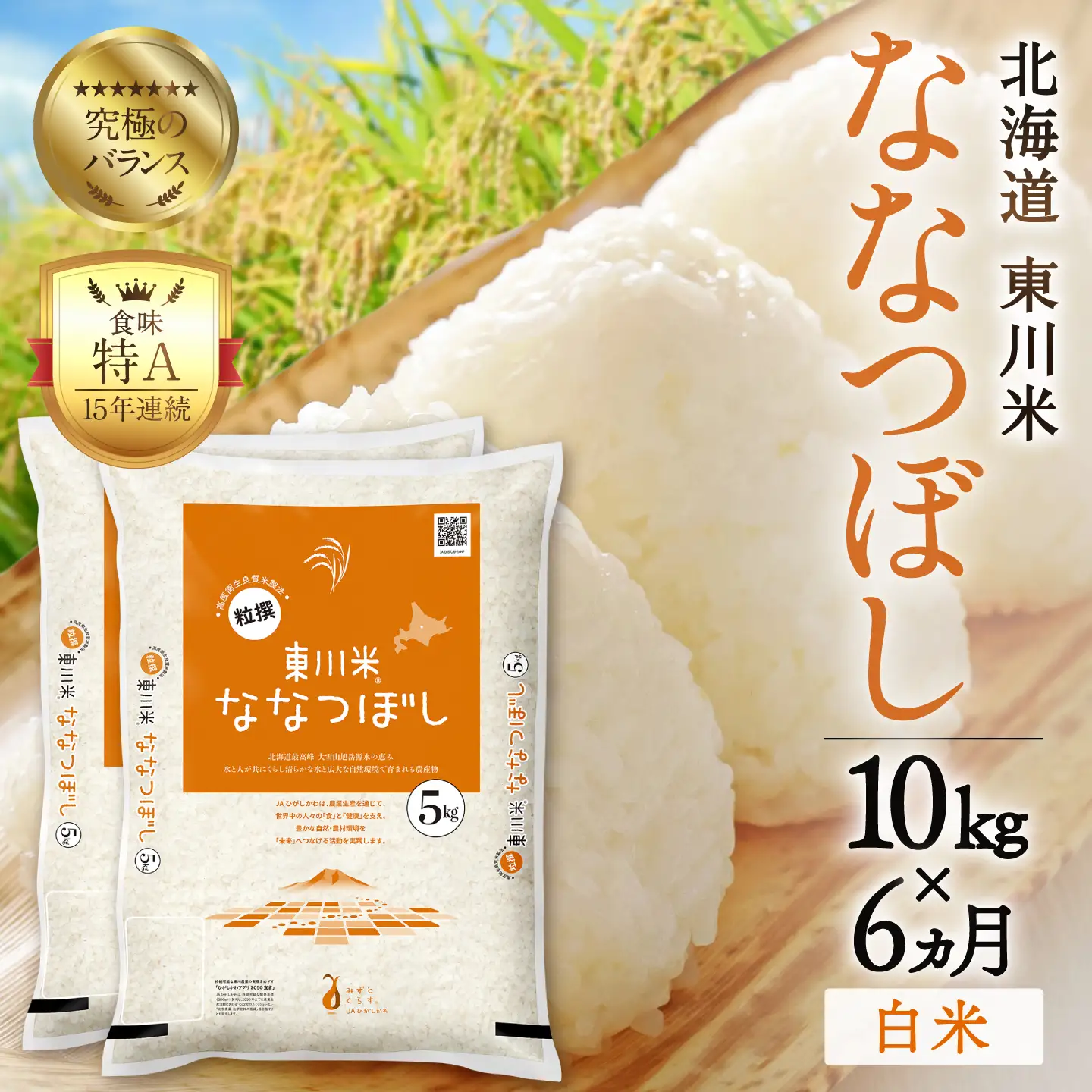 特Aランク米 令和7年産 【R7年産】【数量限定】ななつぼし20kg白米 ななつぼし 20kg（5kg×4袋）発送月が 精米 米・雑穀・粉類