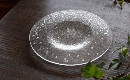 ガラス お皿 1枚 大皿 プレート 食器 ガラス製 ガラス製品 日用品 キッチン用品 滋賀県 米原市