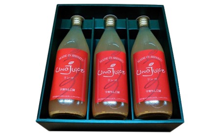 宇野りんご園の100％ジュースセット（りんご）長野 信州 坂城 リンゴジュース 飲料類 果汁飲料 りんごジュース 