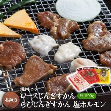 焼肉セット (じんぎすかん2種、塩ホルモン)  計1.1kg 十勝 ジンギスカン ホルモン セット_肉 羊肉・ラム肉（ジンギスカン）  ラム肉 ひつじ ヒツジ ラム ジンギスカン  肉  豚肉 _【配送不可地域：離島】【1232094】