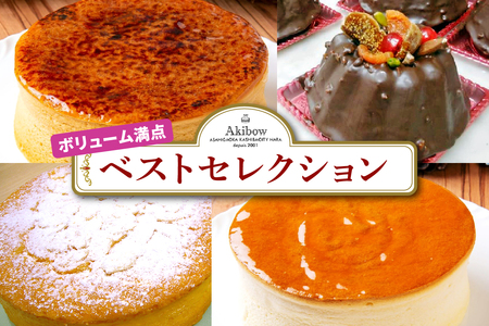 あき房　ベストセレクションとおまけ｜チーズケーキ キャラメルブリュレ クグロフショコラ はちみつカステラ [2126]