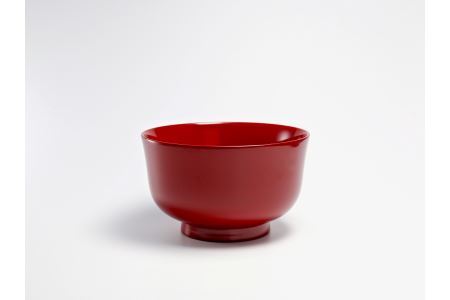 川連漆器 燻椀 IBURIWANCO 羽反椀 朱 漆器 漆器 【秋田県漆器工業協同組合】[M5401]
