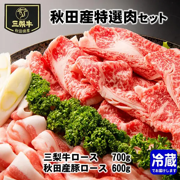 秋田産特選肉セット 8～10人前【肉の高長】[N2-1601]