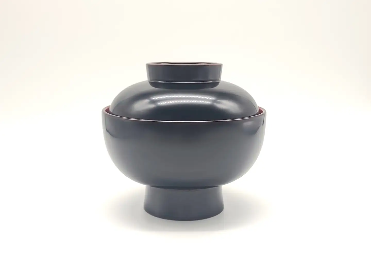 川連漆器 雑煮椀 溜内朱 漆器 漆器 【佐藤豊八商店】[C5802]