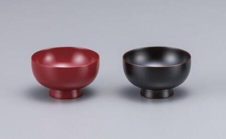 川連漆器 夫婦なごみ椀 漆器 漆器 【(株)阿部健吉商店】[H5301]