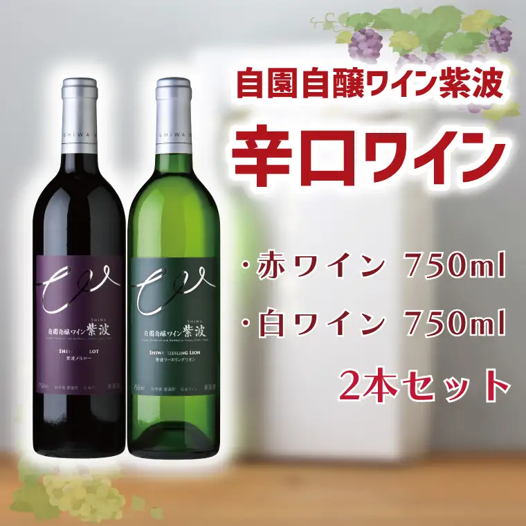 ワイン プレミアムワイン 750ml 赤・白2本セット AL046-1