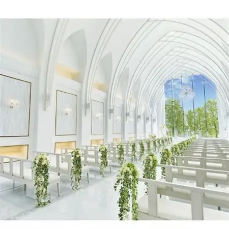 【ララシャンス岡崎迎賓館】結婚式・挙式料1万円優待チケット(フルコース試食＆オリジナル記念写真付!)【1225384】
