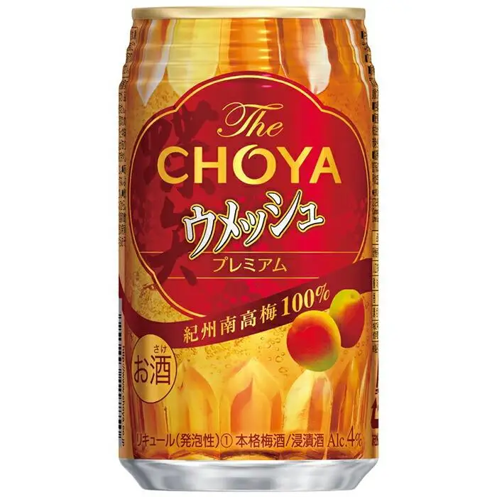 【南高梅100％】The CHOYA ウメッシュプレミアム 350ml×24本 ［MG81］