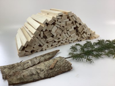 サンタランドウッドソロキャンプバーベキュー用焚き付けセット（Ｂ）