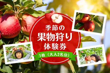 「季節の果物狩り体験券」1枚［AK-101］