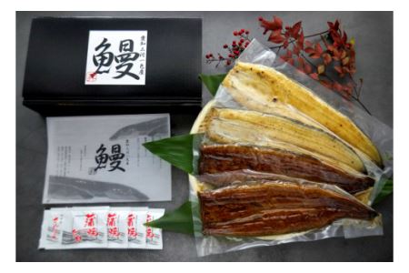一色産うなぎ蒲焼・白焼食べ比べセット　無頭　国産・T054-30