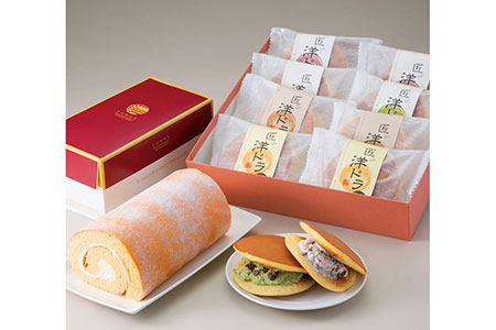 【H-334】とも栄菓舗 しおロール・匠の洋ドラ詰合せ ［高島屋選定品］