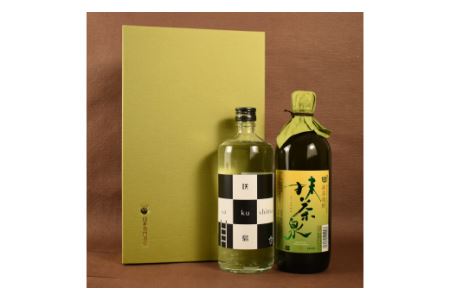 抹茶泉【抹茶焼酎25度】＆咲島【芋焼酎25度】・Y051-15