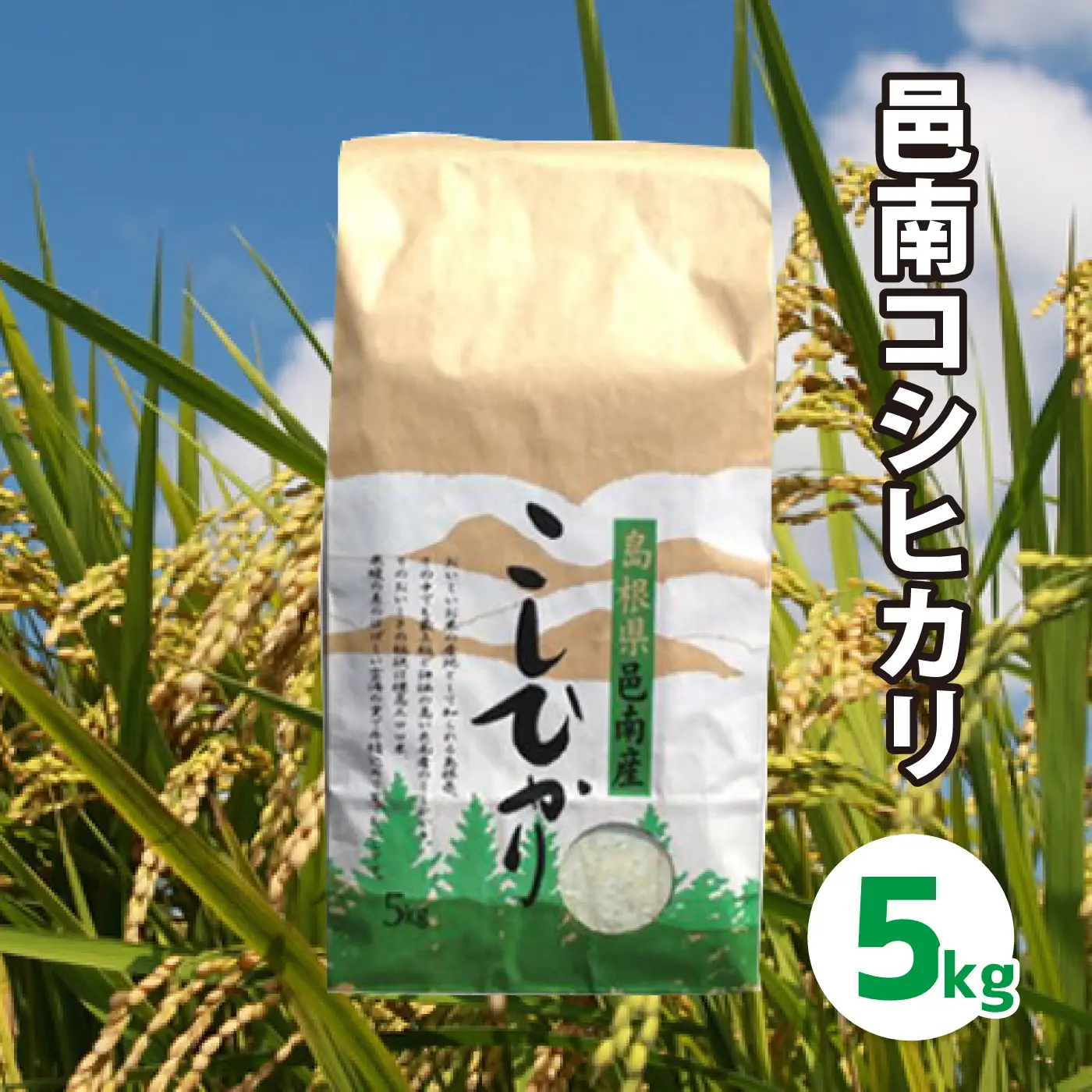 邑南コシヒカリ（白米）5kg