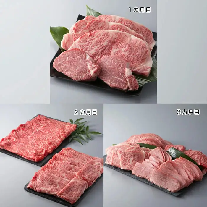 【A-039】大吉商店 近江牛コース（頒布会３カ月）Ｄ ［高島屋選定品］