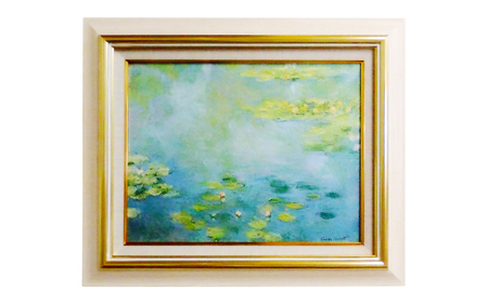 モネ「睡蓮」複製画【大原美術館 美術館 モネ 複製画 睡蓮 作品 ミュージアムショップ 岡山県 倉敷市 おすすめ 人気】